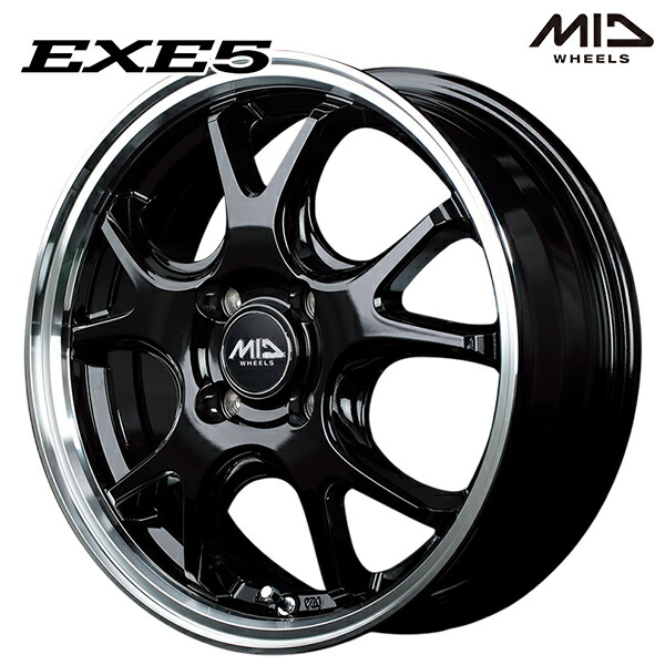 楽天市場】18インチ 8.0J 5H114.3 +42 MID マルカサービス EXE7