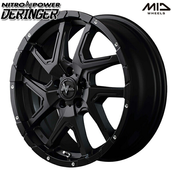 楽天市場】18インチ 7.0J 5H114.3 +42 MID ナイトロパワー