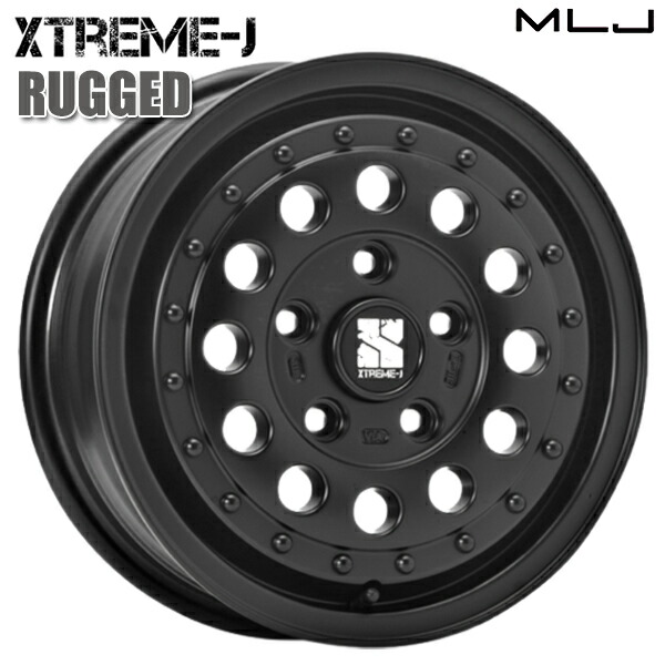 MLJ RUGGED ホワイト 14インチ 5j +35 2本 2 ν§ M.L.J.inc XTREME-J RUGGED (エクストリームJ ラギッド