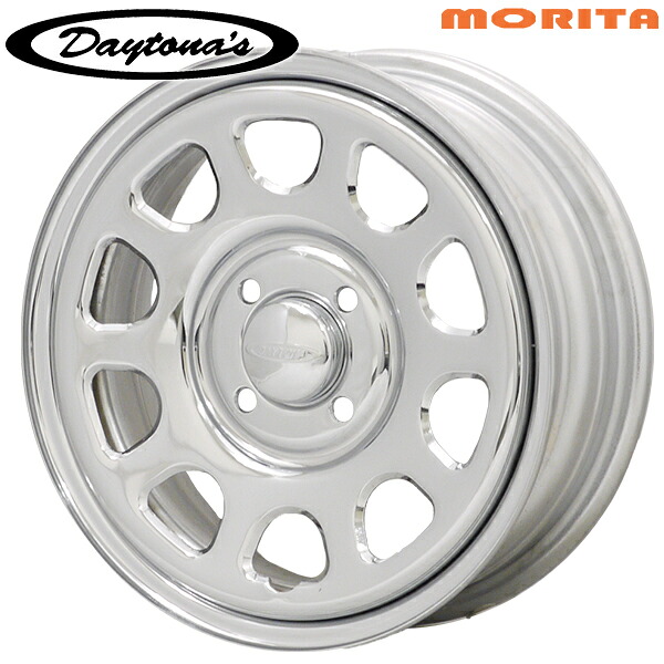 MRT デイトナズ G2 サイズ:14インチ 5.0J HOLE/PCD:4H 100 インセット:42 カラー:クローム スチールホイール単品 1本 4本以上送料無料 |格安タイヤホイールジャストパーツ