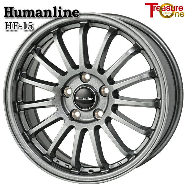 楽天市場】15インチ 6.0J 5H114.3 +48 トレジャーワン ヒューマン