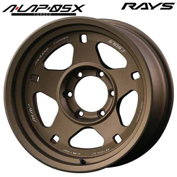 17インチ 9.0J 6H139.7 +10 RAYS レイズ A・LAP-05X MZ（マットガンブロンズ） アルミホイール単品 4本（1台分）送料無料