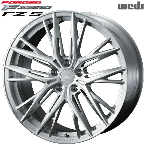 18インチ 8.5J 5H114.3 +35 Weds 鍛造 F ZERO FZ-5 ブラッシュド アルミホイール単品 1本 4本以上送料無料