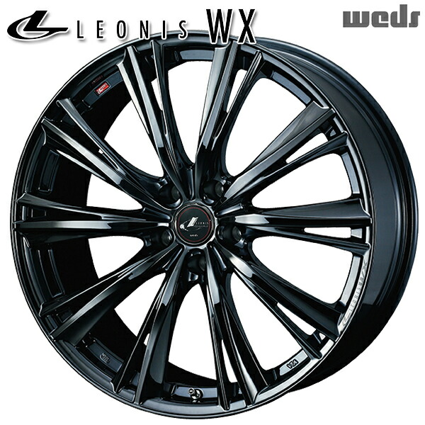 19インチ 8.0J 5H114.3 +38 Weds レオニス WX BMC1 （ブラックメタルコート ワン） アルミホイール単品 4本（1台分） 送料無料 ｜格安タイヤホイールジャストパーツ