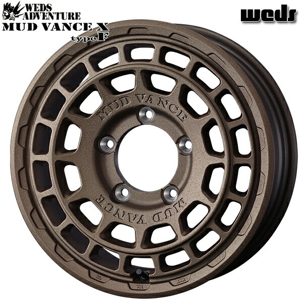 16インチ 5.5J 5H139.7 +22 Weds ウェッズ マッドヴァンスX タイプF フリントブロンズ アルミホイール単品 1本 4本以上送料無料 |格安タイヤホイールジャストパーツ
