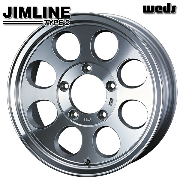 16インチ 7.0J 5H114.3 +38 Weds ウェッズ ジムライン タイプ2 ポリッシュ アルミホイール単品 1本 4本以上送料無料 個人宅発送不可
