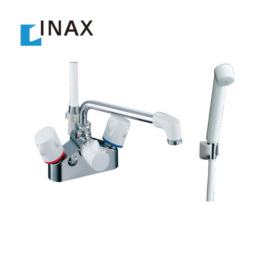 【貨物輸送無料】[BF-M616H] INAX イナックス 2ハンドルシャワーバス水栓 甲板手合い ミーティスシリーズ 吹きつけるシャワー 束の間止水 吐水口長さ：221粍【パッキン無料差し上げ物！（願望すること者のみ）】 雑ぜ合わせる水栓 水道の栓 シャワー水栓 風呂場用 今めかしい 台付
