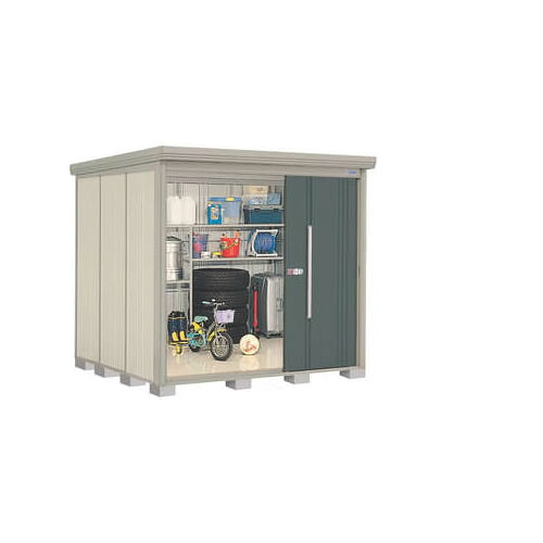 [ND-2222Y] タクボ 物置 たくぼ Mr.ストックマン ダンディ 側面棚タイプ 屋根タイプ：標準型 耐荷重タイプ：一般型 屋外 収納庫 屋外収納 庭 ものおき 中型 大型 【大型重量品につき特別配送】【代引不可】｜住宅設備専門　ジャストリフォーム