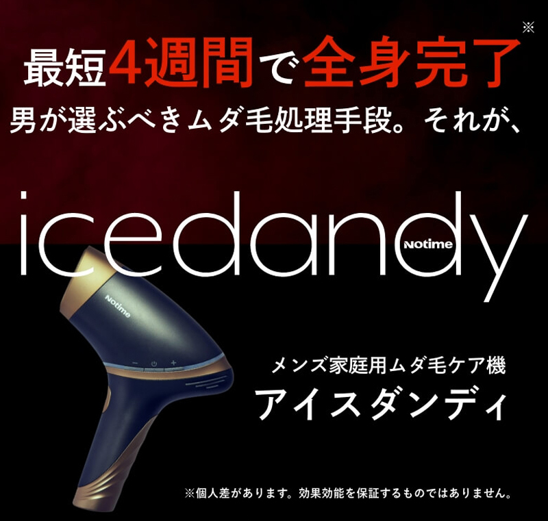 ランキング受賞 新品未開封アイスダンディ icedandy 光美容器 美顔器