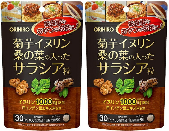 オリヒロ　菊芋イヌリン　サラシア茶　10袋セット ◇オリヒロ 菊芋イヌリン 桑の葉の入ったサラシア茶 3gx20袋
