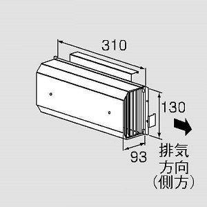 ノーリツ アルコーブ排気ガス取りまかなうL38 0707357