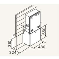 ノーリツ 据置用架台 KD-7H-S 0710435