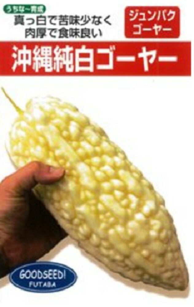 沖縄純一無雑ゴーヤー 1L ニガウリ にがうり 苦瓜【フタバ 種 たね タネ】【原則として5倍 5のつく日は尖んがり10倍客体外商いもの尖んがり3倍固着させる商いもの】
