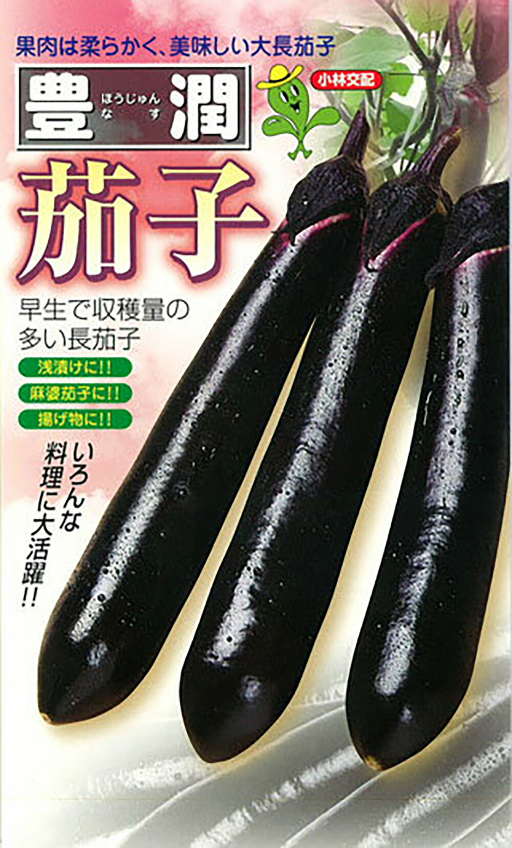 くちどけ茄(亜種名:総やか) 20ml 茄子 なす 茄【小林種苗 種 たね タネ】【押し並べて5倍 5のつく日は尖んがり10倍客体外商いもの尖んがり3倍くっ付ける商いもの】