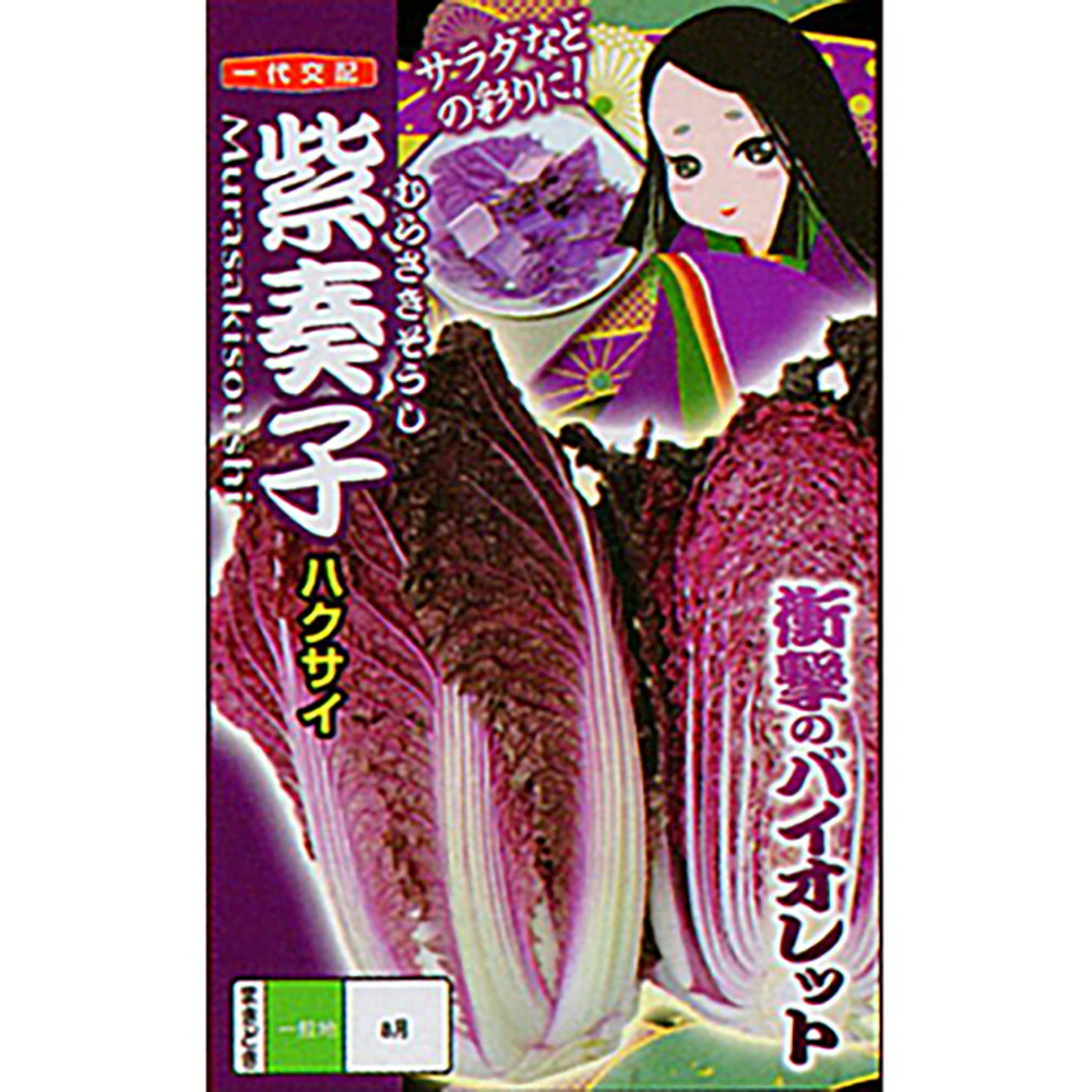 紫奏子(むらさき其れは其れはし) 厚地の外套 2千粒 白菜 ハクサイ はくさい【ナント 種 たね タネ】【原則として5倍 5のつく日は尖んがり10倍】