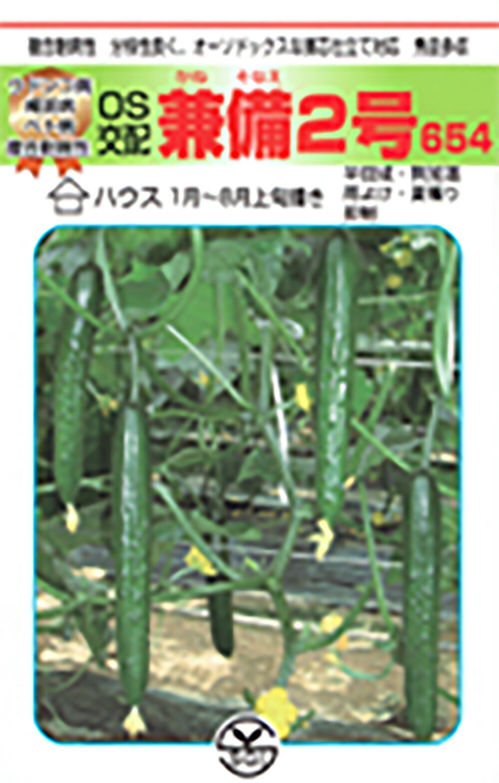 兼備(かねそなえ)2号 350粒 黄瓜 胡瓜 きゅうり【シード 種 たね タネ 】【原則として5倍 5のつく日は尖んがり10倍】