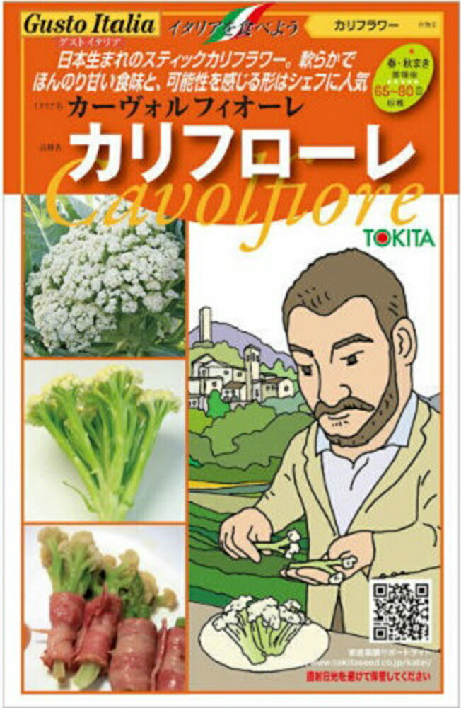 花椰菜 カリフローレ80 2500粒(L厚地の外套) グストイタリア 金剛石掛け合わせ 【トキタ 種 たね タネ】【原則として5倍 5のつく日は尖んがり10倍】