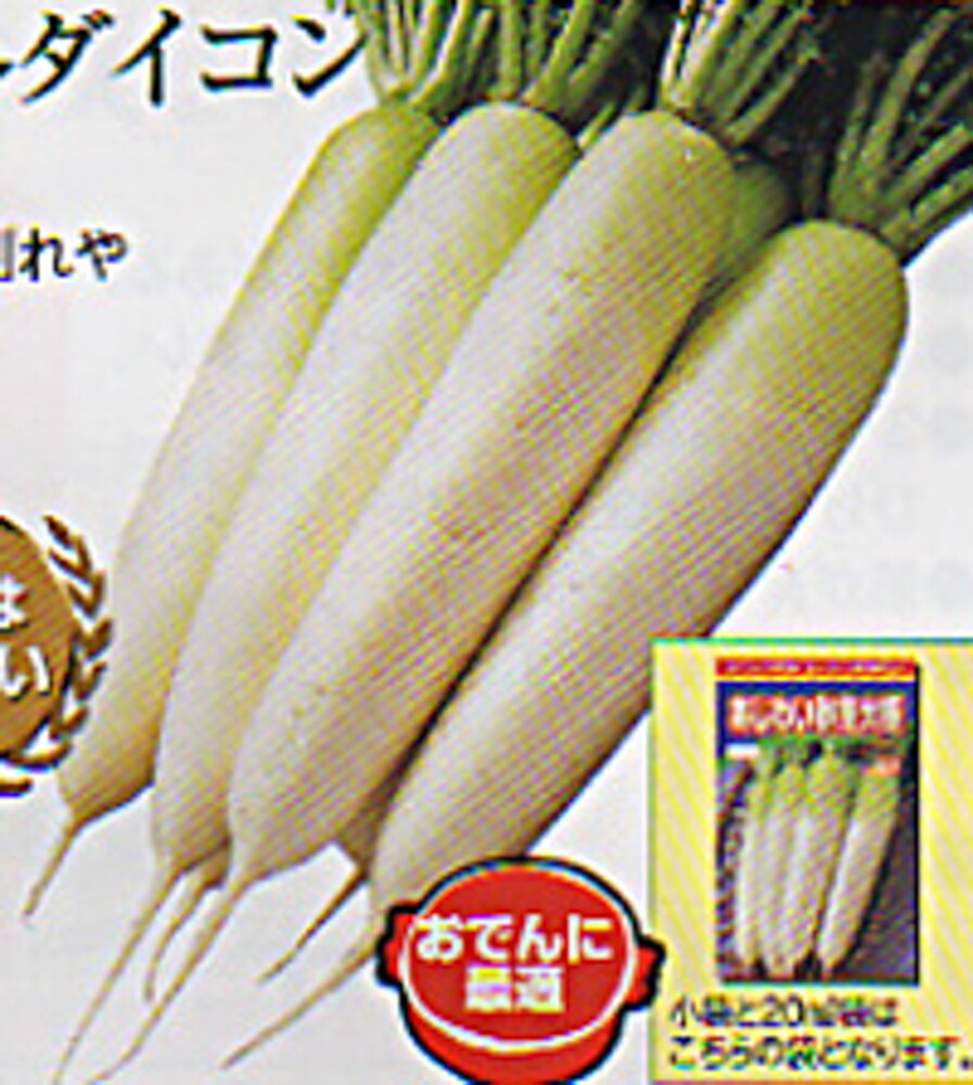 若桜 2dl 大根 ダイコン だいこん 渡辺交配 ダイコン秋のきらめき〔渡辺交配〕 | 野菜・草花の種苗の通販は