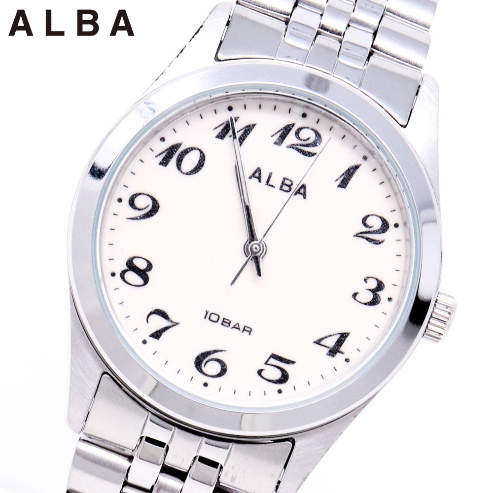 楽天市場】SEIKO セイコー ALBA アルバ チタンケース クォーツ