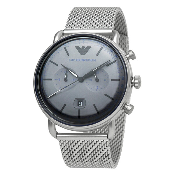 エンポリオアルマーニ アビエーター 腕時計 EMPORIO ARMANI AR11383 グレー ブランド 時計 新品電池で安心出荷|ハタ貴金属