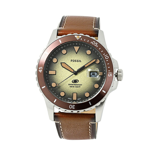 フォッシル フォッシル ブルー 腕時計 FOSSIL FS5961 グリーン ブランド 時計 新品電池で安心出荷｜ハタ貴金属
