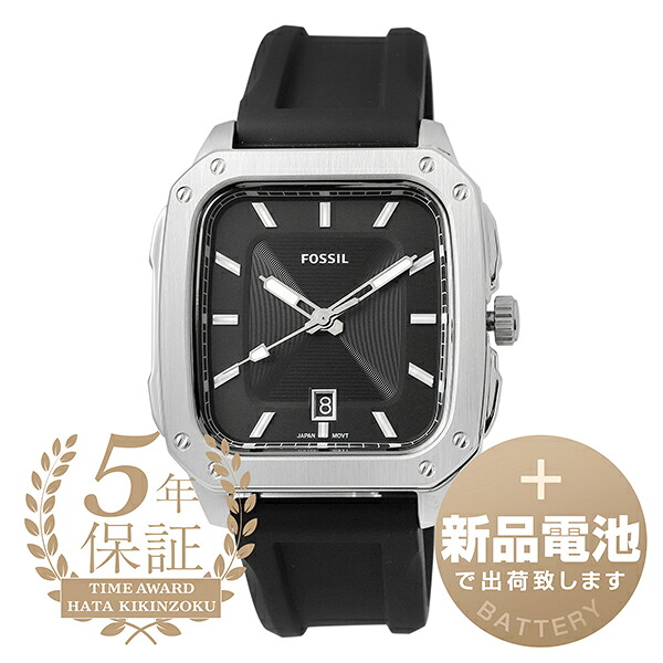 【新品電池で安心出荷】 フォッシル インスクリプション 腕時計 FOSSIL INSCRIPTION FS5980 ブラック メンズ ブランド 時計 新品 11,544円