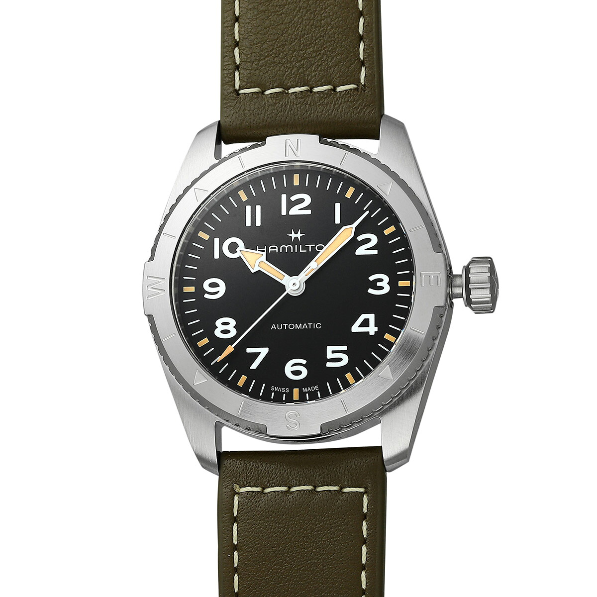 ハミルトン カーキ フィールド エクスペディション 腕時計 HAMILTON H70225830 ブラック ブランド 時計｜ハタ貴金属