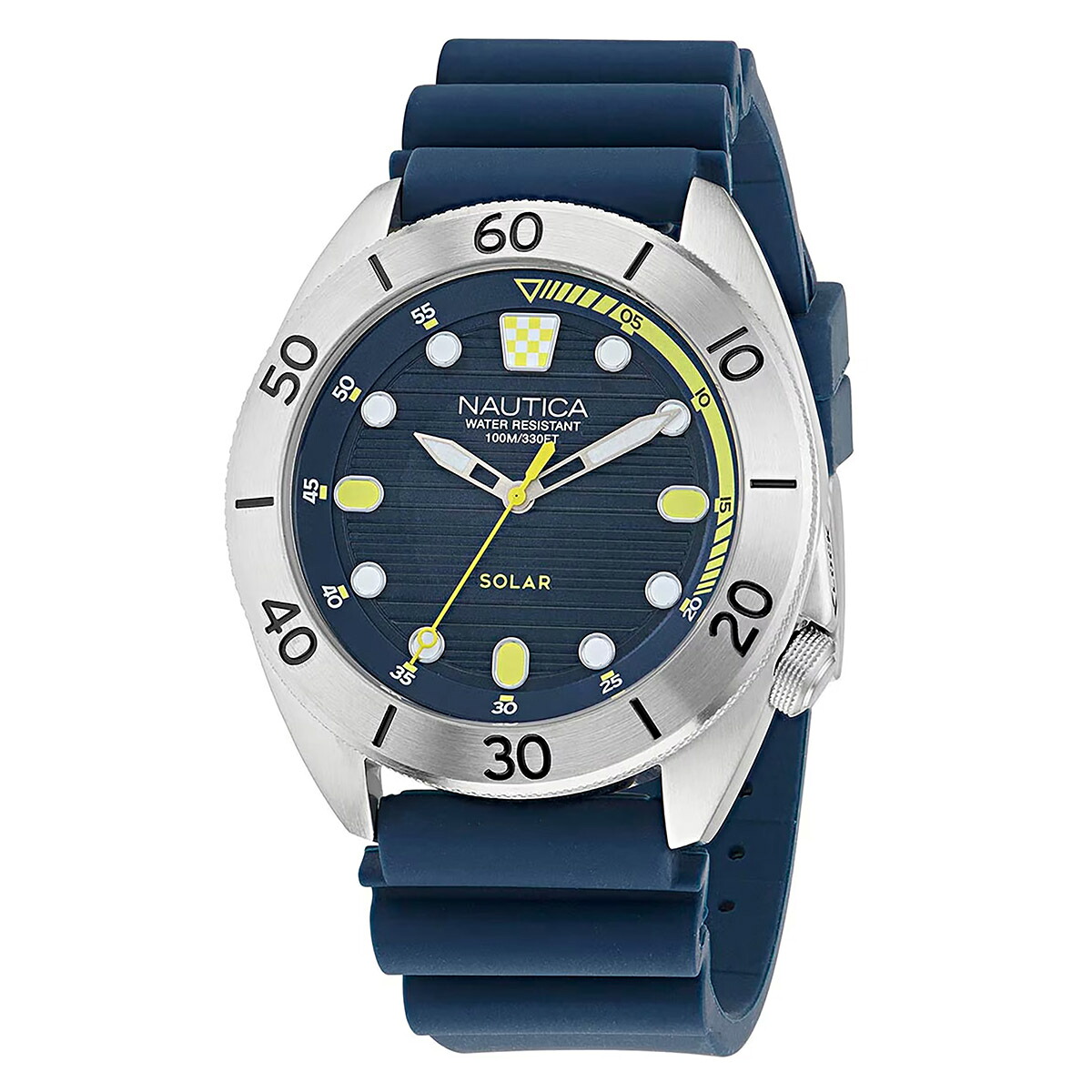 ノーティカ ノーティカ ヴィンテージ 腕時計 NAUTICA NAPNVF501 ネイビー/イエロー/ホワイト ブランド 時計 新品電池で安心出荷|ハタ貴金属