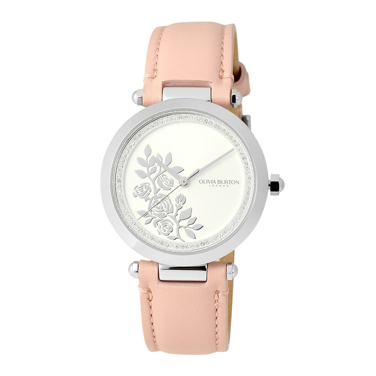 オリビアバートン シグネチャー 腕時計 OLIVIA BURTON OB24000046 ホワイト ブランド 時計 新品電池で安心出荷|ハタ貴金属