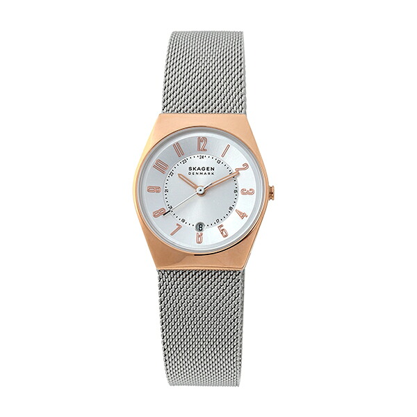 スカーゲン グレーネン リール 腕時計 SKAGEN SKW3050 ホワイトシルバー ブランド 時計 新品電池で安心出荷｜ハタ貴金属