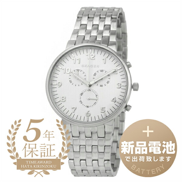 【新品電池で安心出荷】 スカーゲン アンカー 腕時計 SKAGEN ANCHER SKW6231 ホワイト メンズ  ブランド 時計 新品