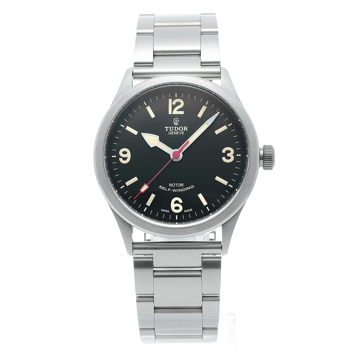 【中古】チューダー HERITAGE RANGER 腕時計 TUDOR 79910-0001 ブラック ブランド 時計