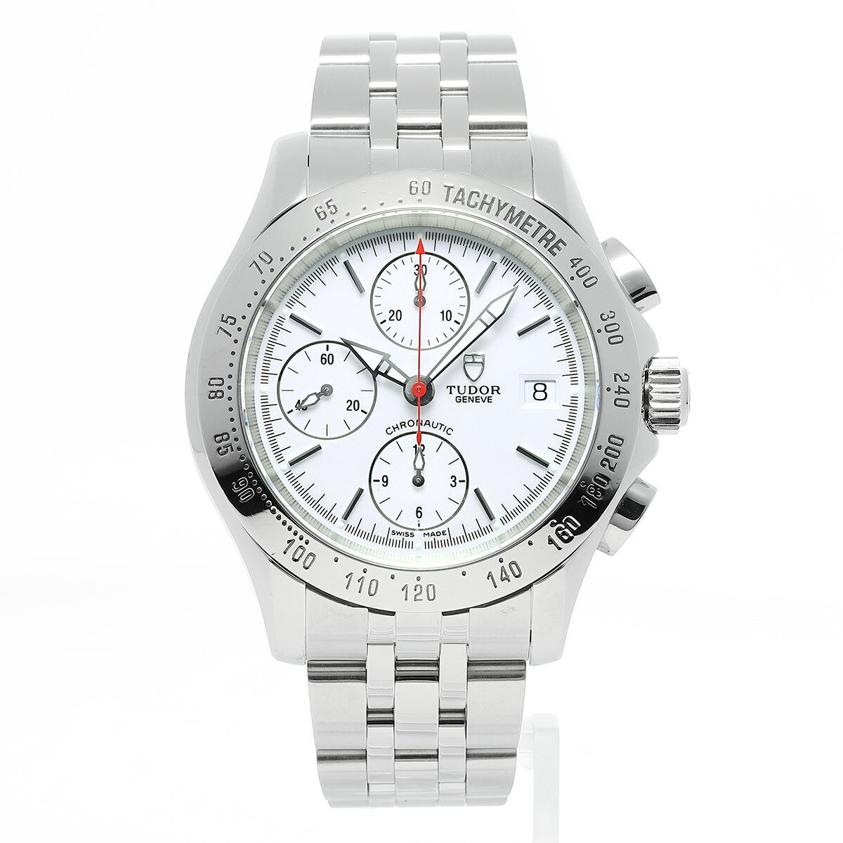 【中古】チューダー CHRONAUTIC 腕時計 TUDOR 79380P ホワイト ブランド 時計 199,000円