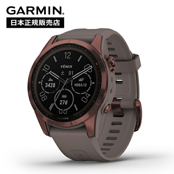 フェニックス 7 7X NEW ARRIVAL epix エピックス ガーミン フェニックス7S fenix7S Sapphire Dual Ti  Shale Power Gray Bronze 国内正規品 スマートウォッチ 010-02539-52 GARMIN Dark