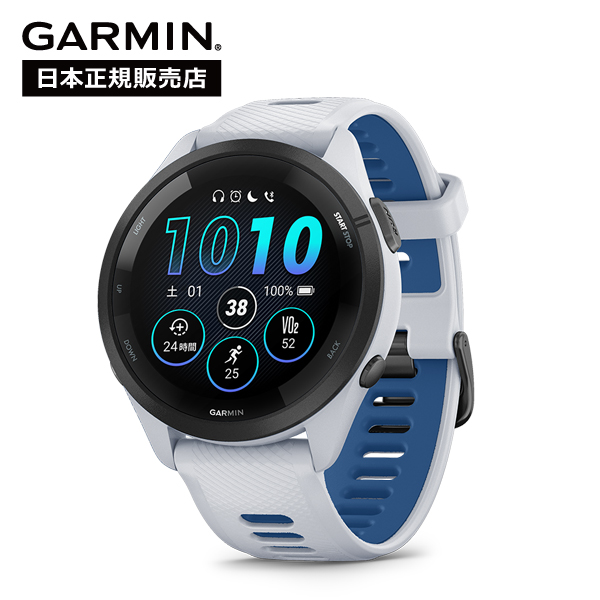 ト送料込 GARMIN FORERUNNER 265 最新ブラック 作動確認のみ 送料込