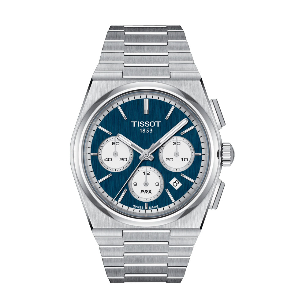 【マラソン限定 エントリーでさらにポイント10倍】ティソ TISSOT 腕時計 メンズ PRX ピーアールエックス オートマティック クロノグラフ 自動巻き T137.427.11.041.00 国内正規品|oomiya Online Store