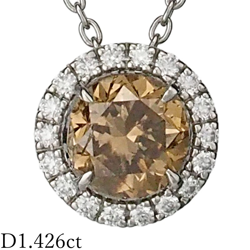 ダイヤモンド/1.426ct FB-I1 ネックレス Pt950/Pt850 ソーティング付【中古】【JS1619】|Jewel&Watch Supply