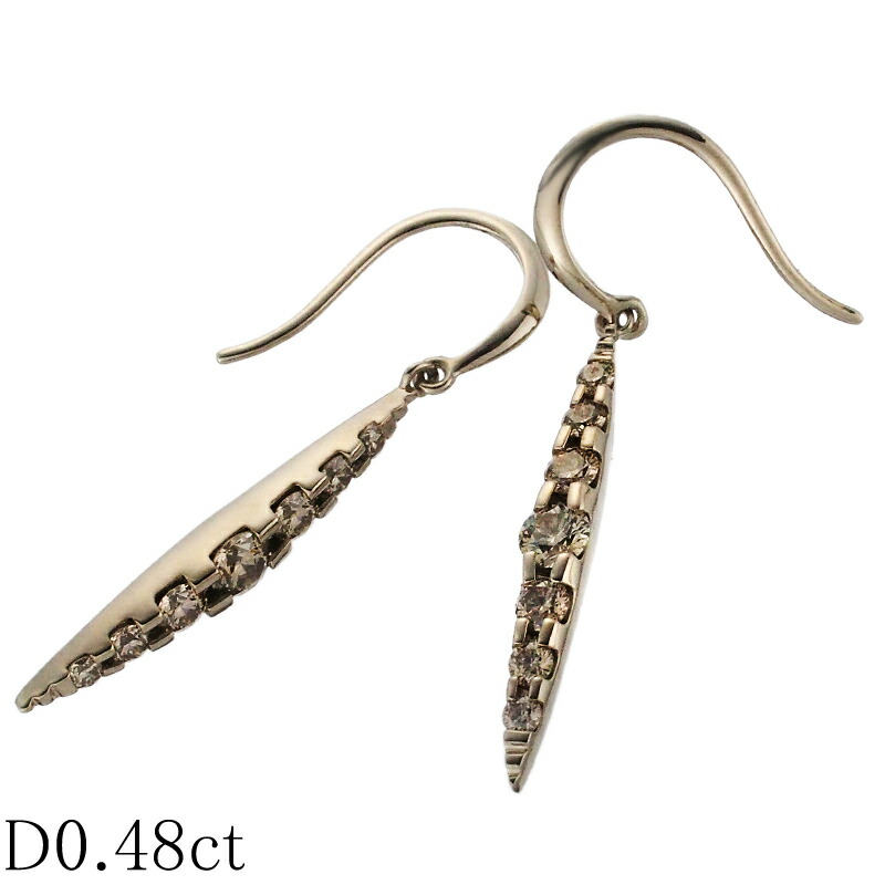 楽天市場】Kashikey(カシケイ) マーシネス ピアス ブラウン