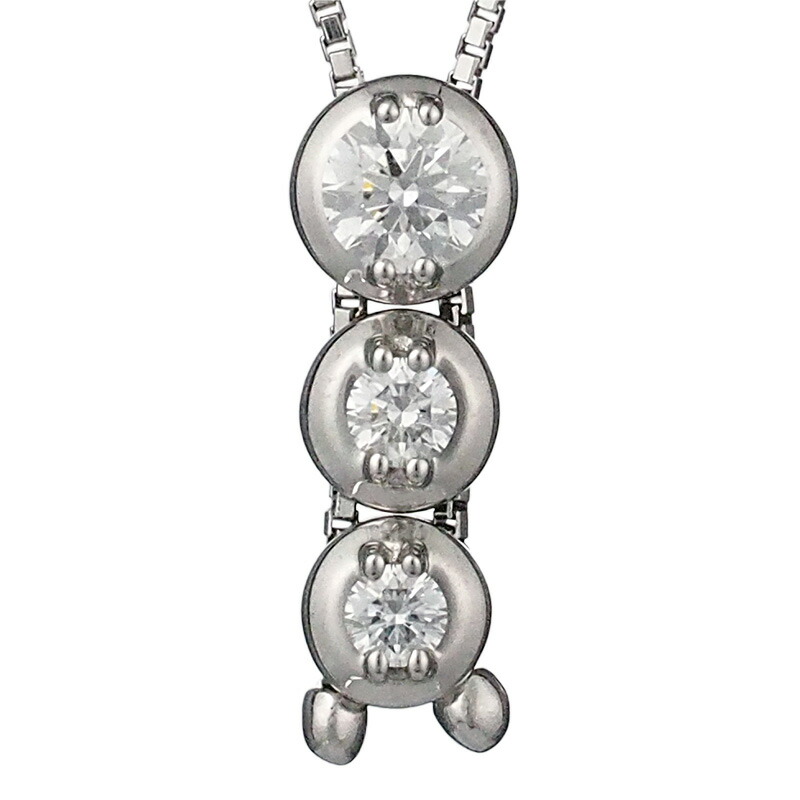 楽天市場】☆11/27 タサキ トリロジー ダイヤモンド ネックレス 0.57ct