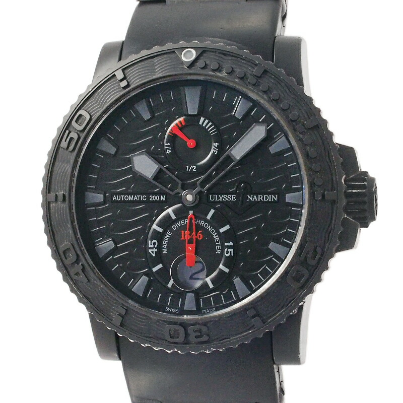 楽天市場】ユリスナルダン ULYSSE NARDIN ダイバー 42MM 8163-175/93-J