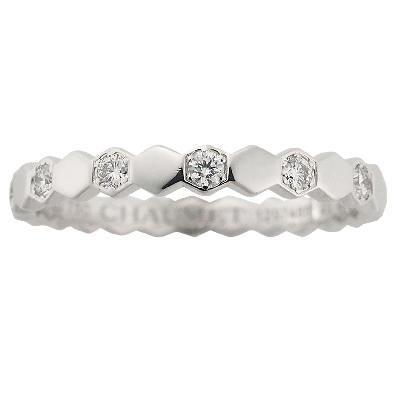 CHAUMET RING BEE MYLOVE ホワイトゴールド　ダイヤ　57号 Chaumet Bee My Love Solitaire 0.33ct Diamond 18K White Gold