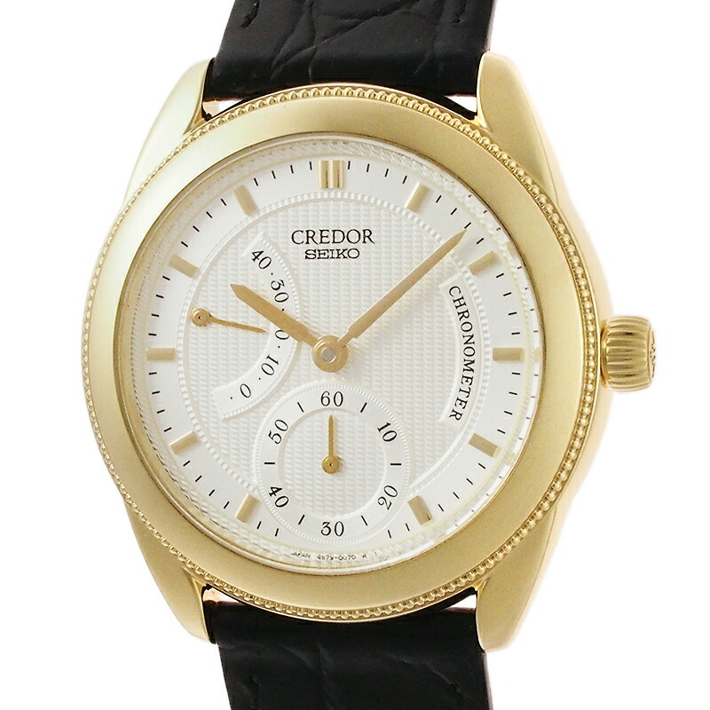 楽天市場】【SEIKO】セイコー クレドール クロノメーター K18YG