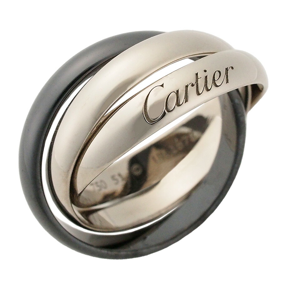 良品　カルティエ　トリニティ　クラシック(MM)　リング　#54 楽天市場】カルティエ トリニティリング/MM/クラシック/現行#54