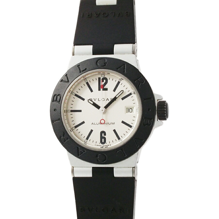 美品　ブルガリ　アルミニウム　AL38TA 自動巻 中古)BVLGARI ブルガリ アルミニウム AL38TA（商品ID