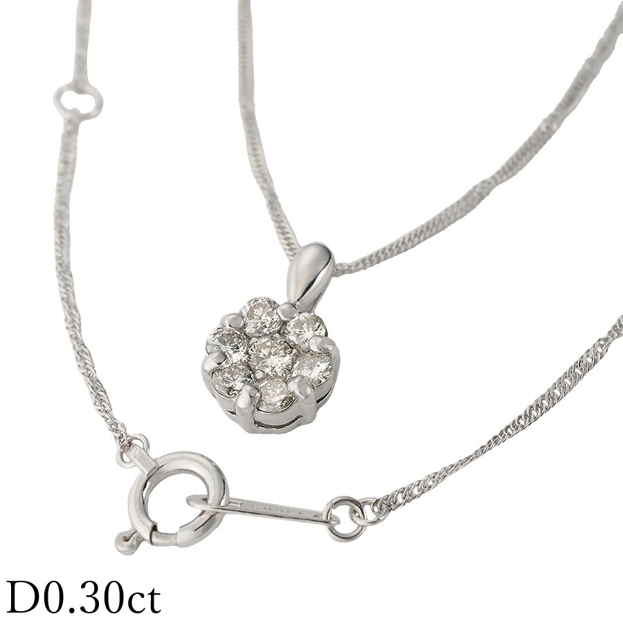 ディモア　DisMoi ネックレス　50 K18WG Dis Moi asca ディモア アスカ ネックレス／K18YG・K18WG