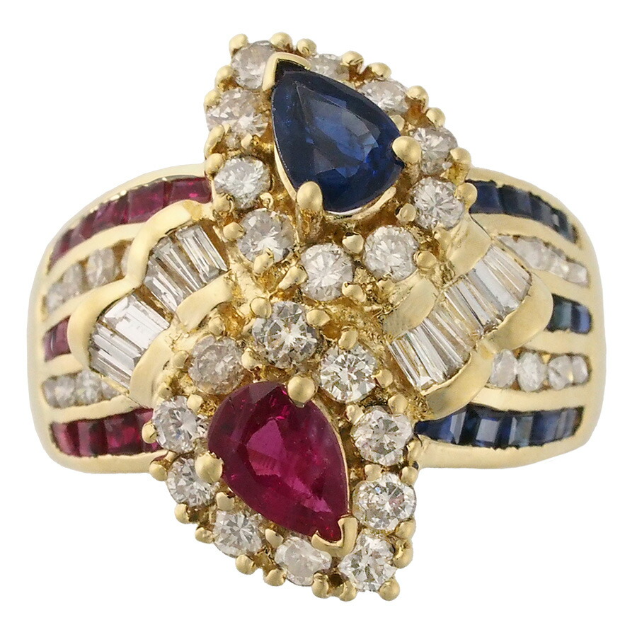 楽天市場】12号 ルビー/サファイア/エメラルド ダイヤモンド 計0.07ct