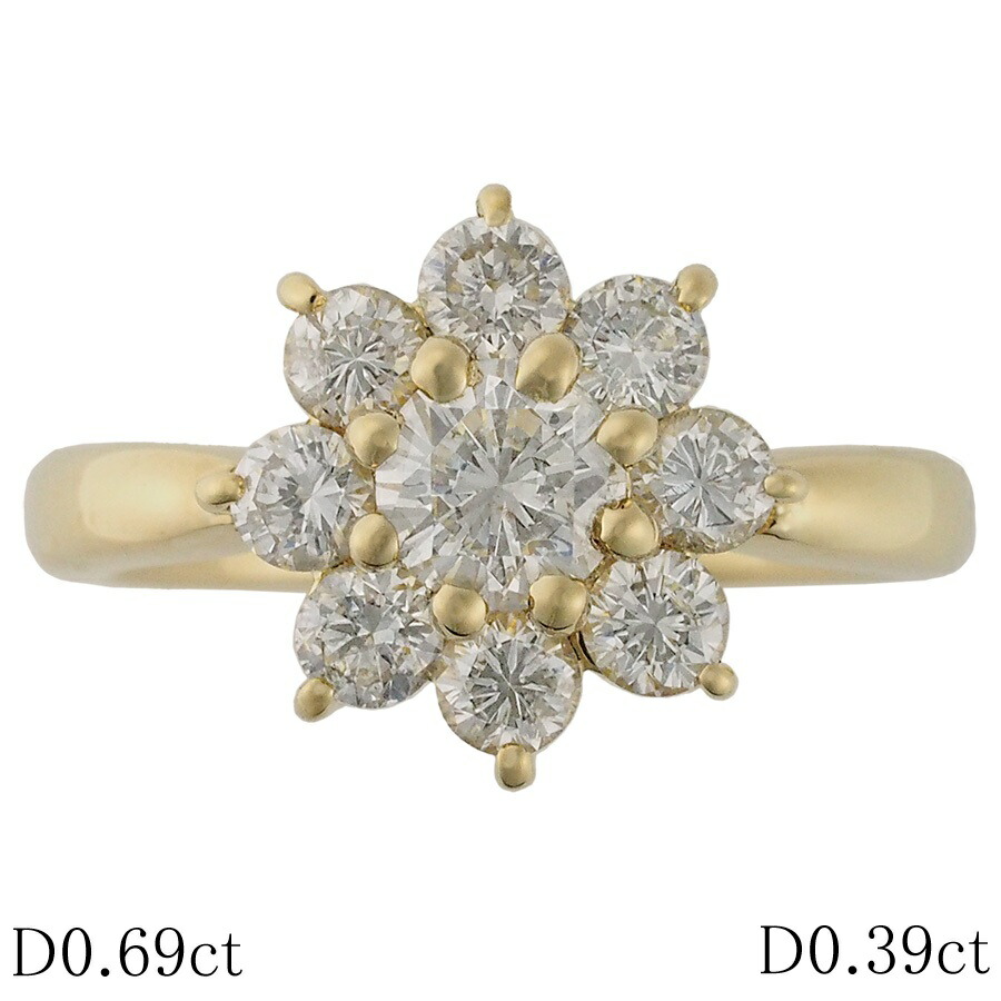 楽天市場】Leda SILMA(レダシルマ) リング ダイヤモンド 計0.51ct 16号