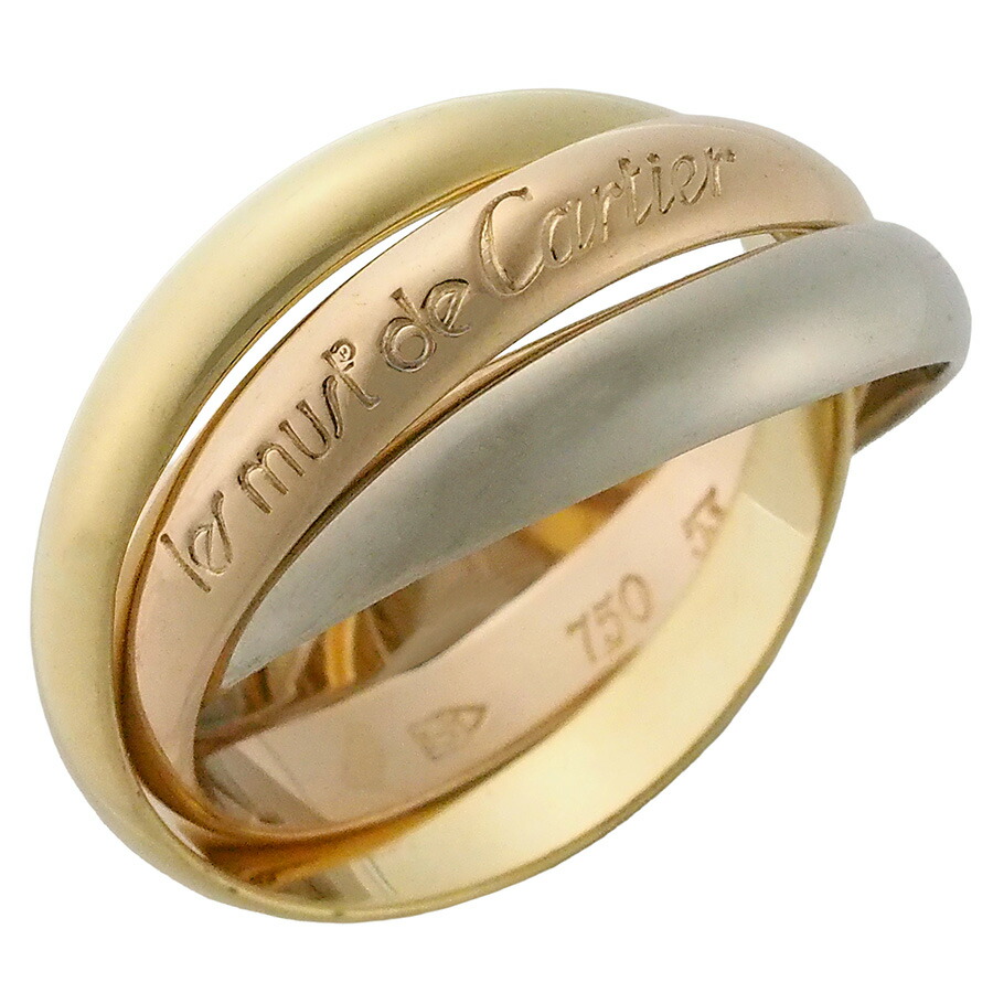 楽天市場】CARTIER カルティエ トリニティ リング 指輪 B4235100 #50