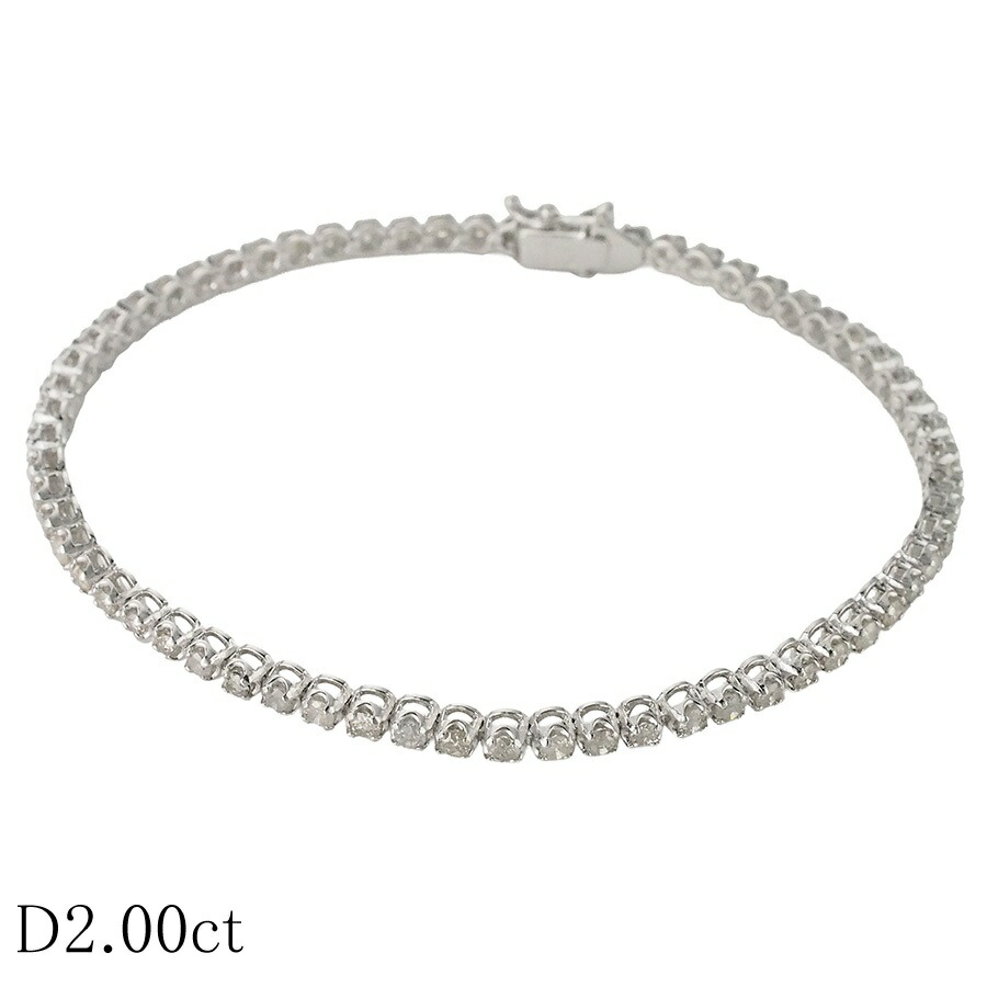 楽天市場】【緑屋質屋】ラザール ダイヤモンド ダイヤテニス