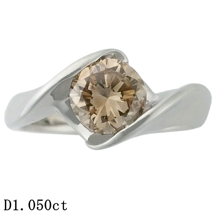 1粒ダイヤモンド/1.050ct リング Pt900 11号 鑑別書付【中古】【JS1888】|Jewel&Watch Supply